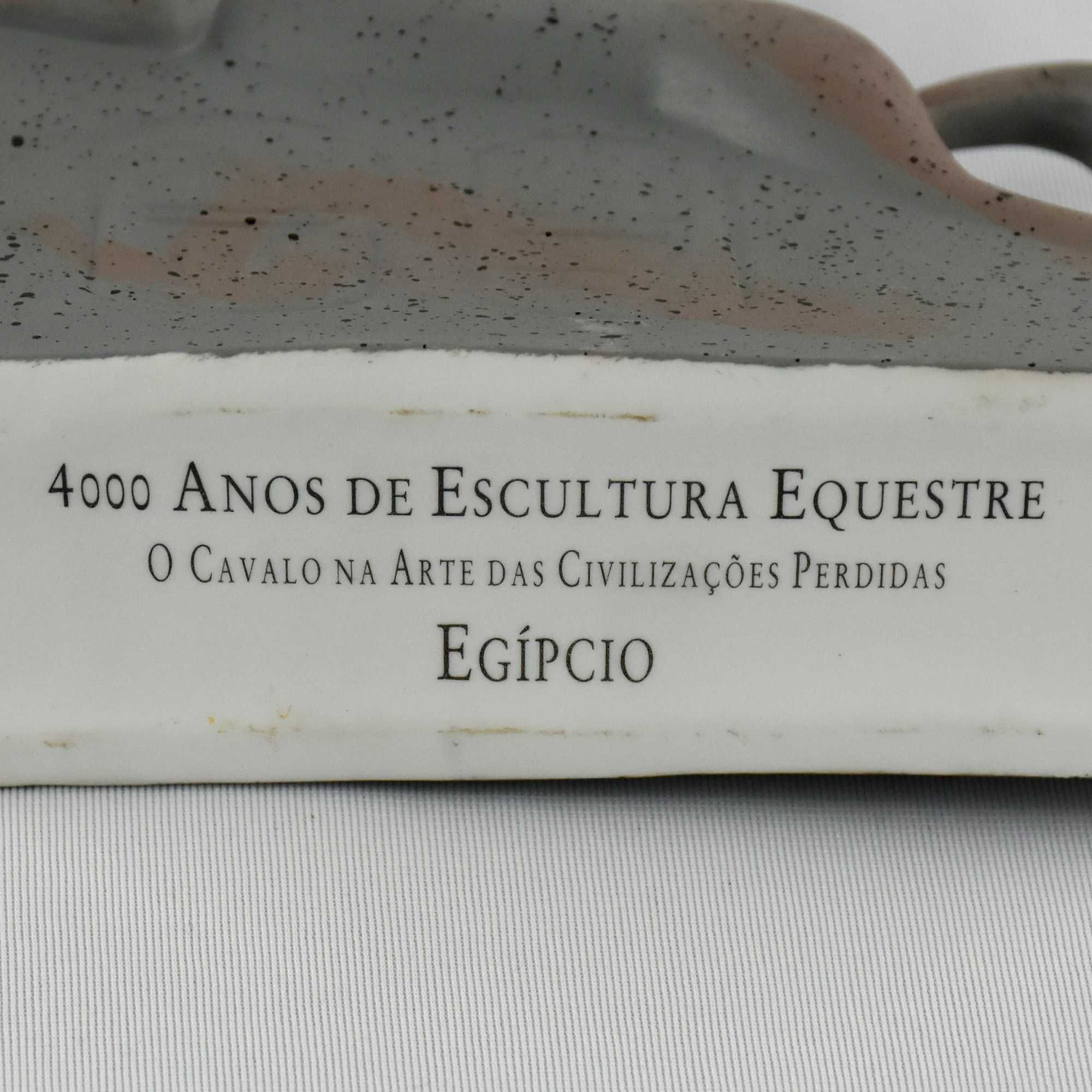 Figura em biscuit de Cavalo 4000 anos de Escultura Equestre – EGÍPCIO