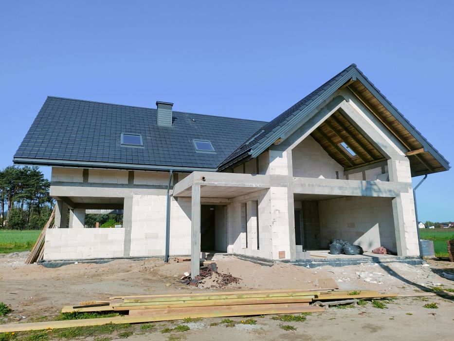 Więźba i pokrycia dachowe konstrukcje drewniane  ,płyta warstwowa