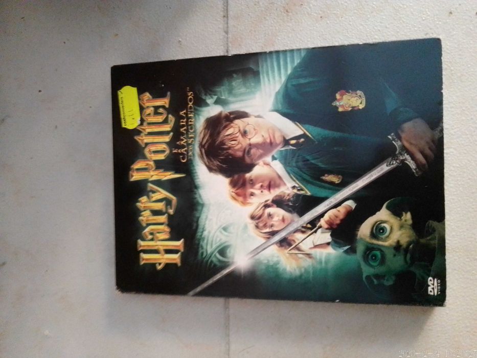 2 DVDs  Filme Harry Potter e a Câmara dos Segredos 2 DISCOS Camera