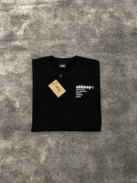 T-shirt Stüssy Strawberry Black