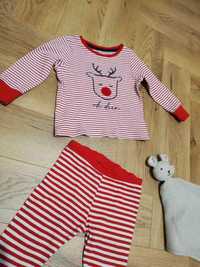 George + TU pidżama świąteczna z łosiem Rudolf 86-92cm 1,5-2Y
