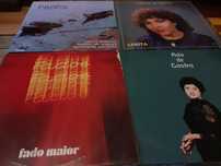 Discos vinil, fado, acordeão, folclore, tango, pop