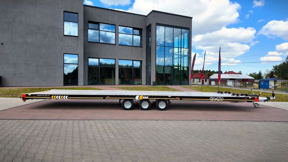 TA-NO  Laweta TRIO 8,5m trzyosiowa na dwa auta