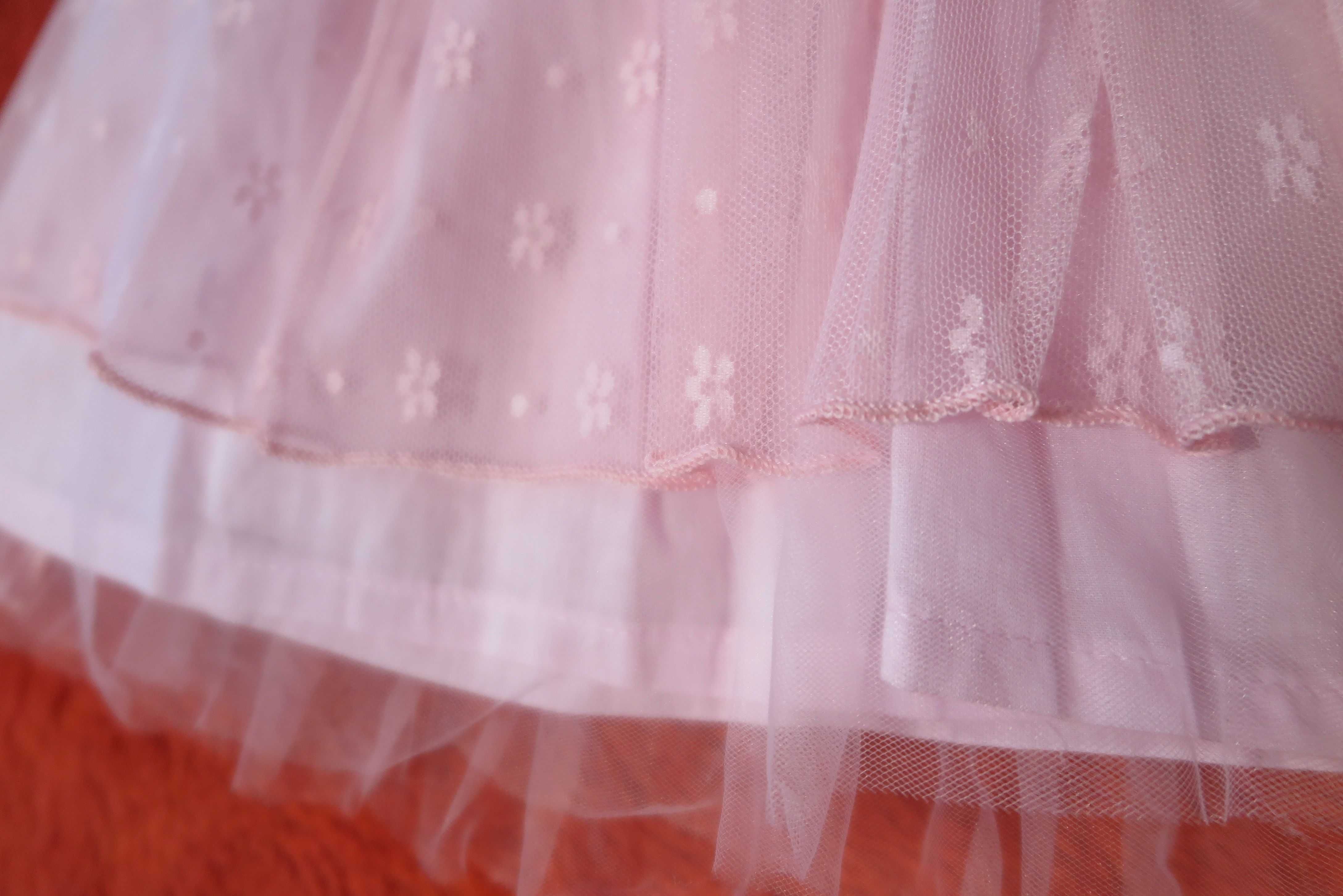 Нарядное нежное платье на девочку 4-6 лет идеальное состояние