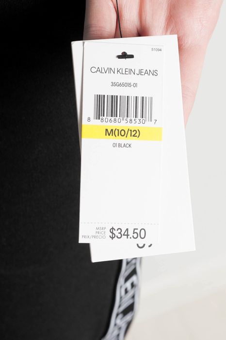 CALVIN KLEIN ОРИГІНАЛ. Жіночі чоловічі шорти велосипедки чорні XS S M