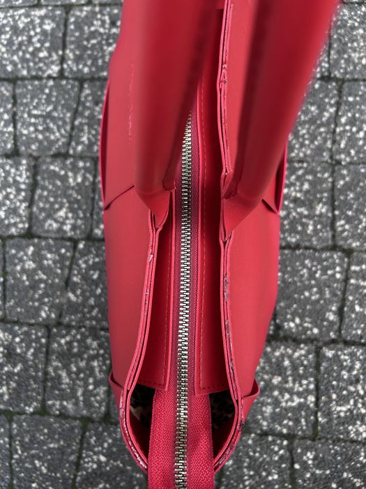 Torebka damska czerwona Bottega Veneta