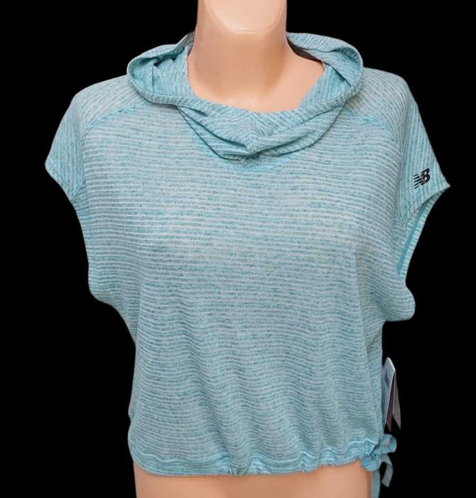 Koszulka z kapturem NEW BALANCE PONCHO RELAXED, R. S/L