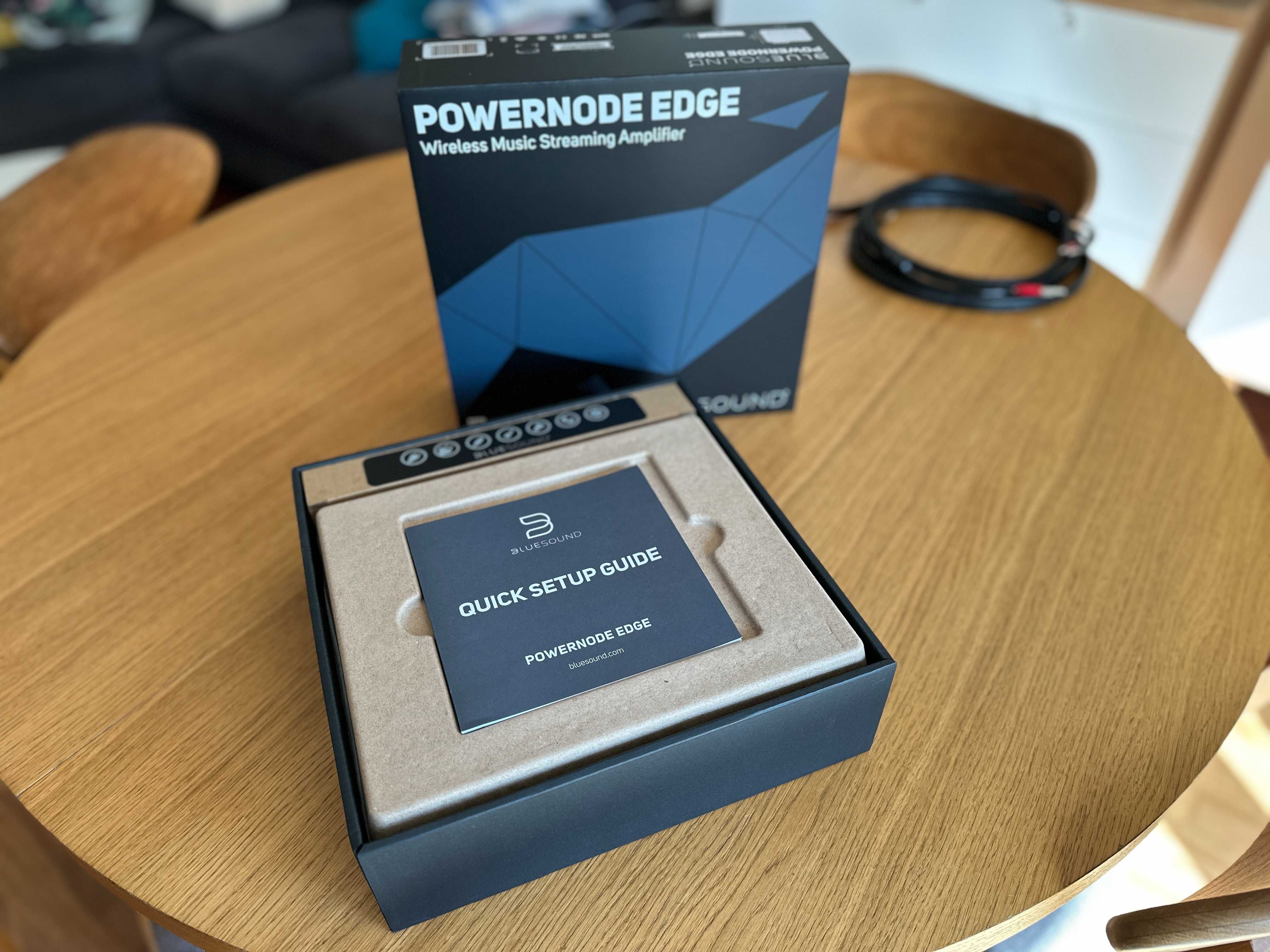 Bluesound Powernode Edge + komplet kabli głośnikowych Audioquest