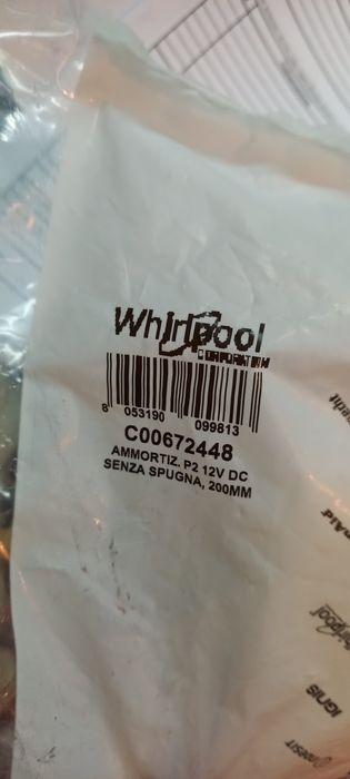 ХолодильникWhirlpool воздушная заслонка С00672448