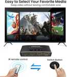 HDMI Switch HDMI Splitter, Automatisch 4K Aluminium HDMI