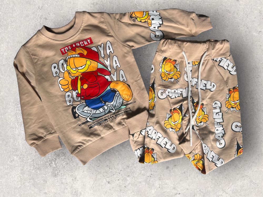 Bluza spodnie dres Garfield komplet 104