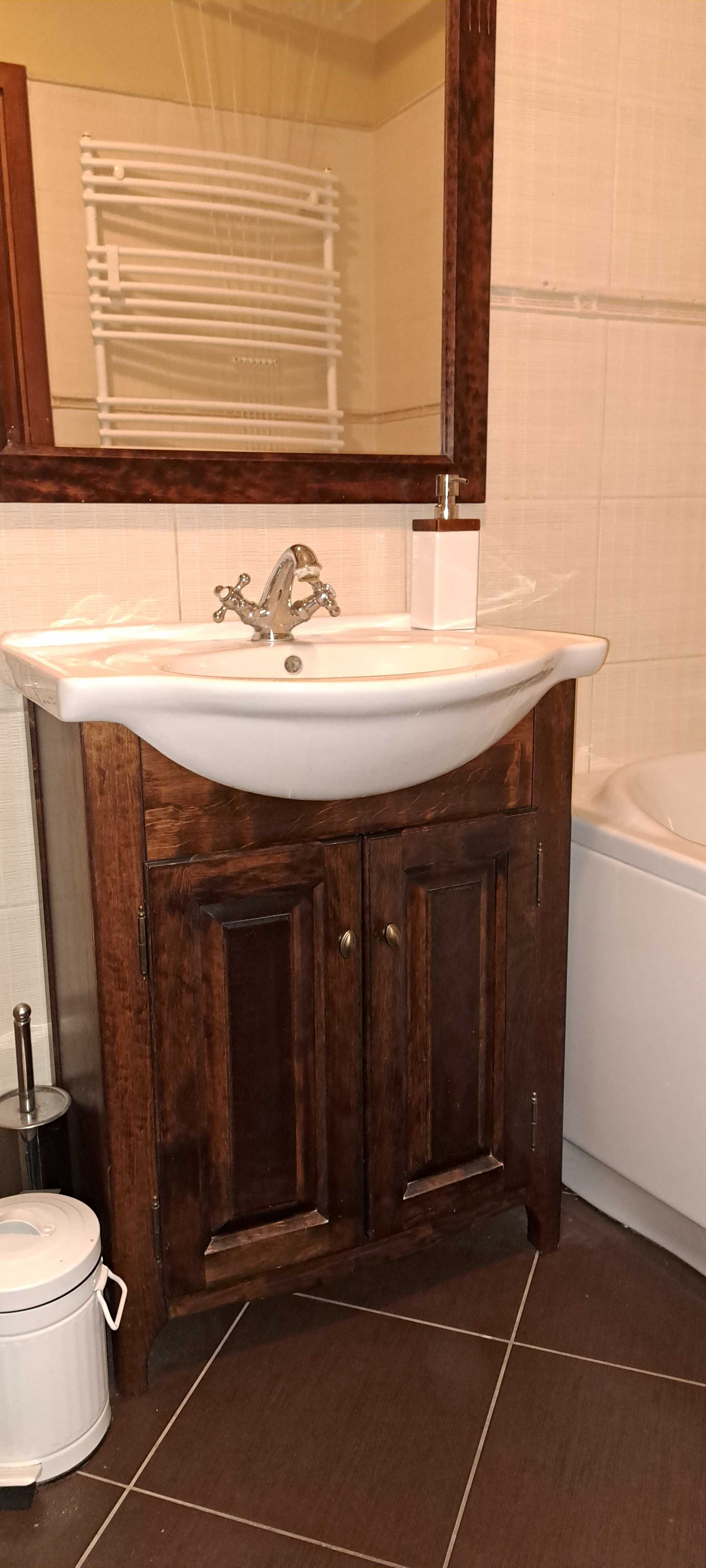 Szafka łazienkowa pod umywalkę drewniana