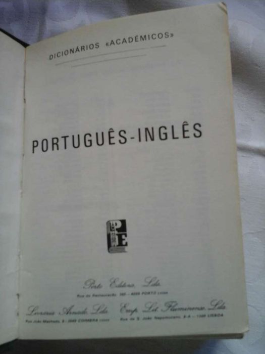 Dicionário Académico Português - Inglês da Porto Editora