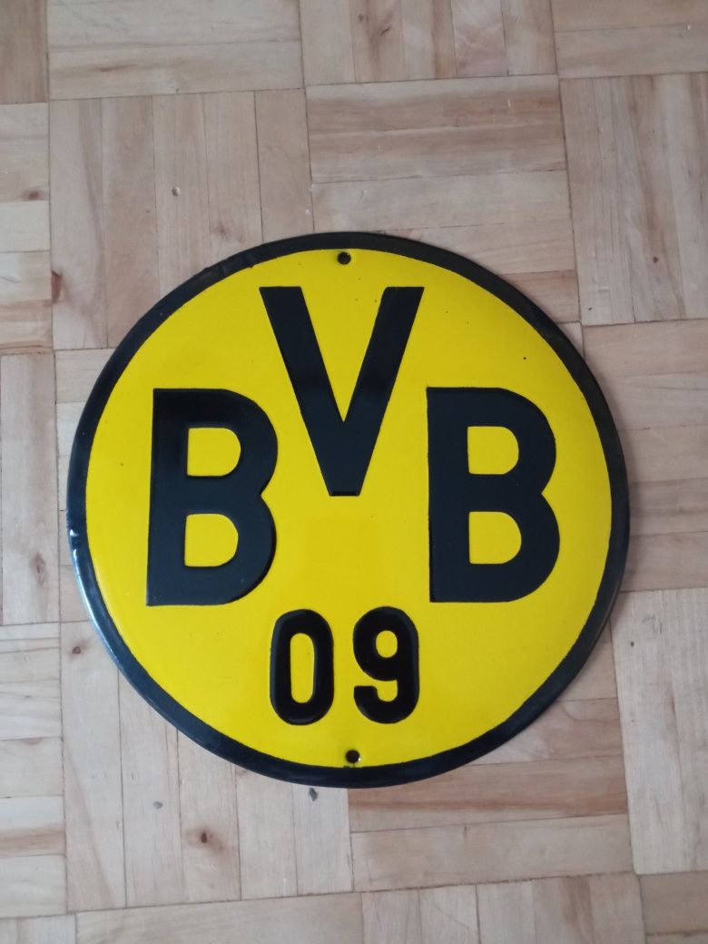 Herb Borussia Dortmund, emalia.