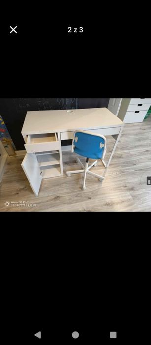 Zestaw Ikea Biuro Micke Krzesło Orfjall