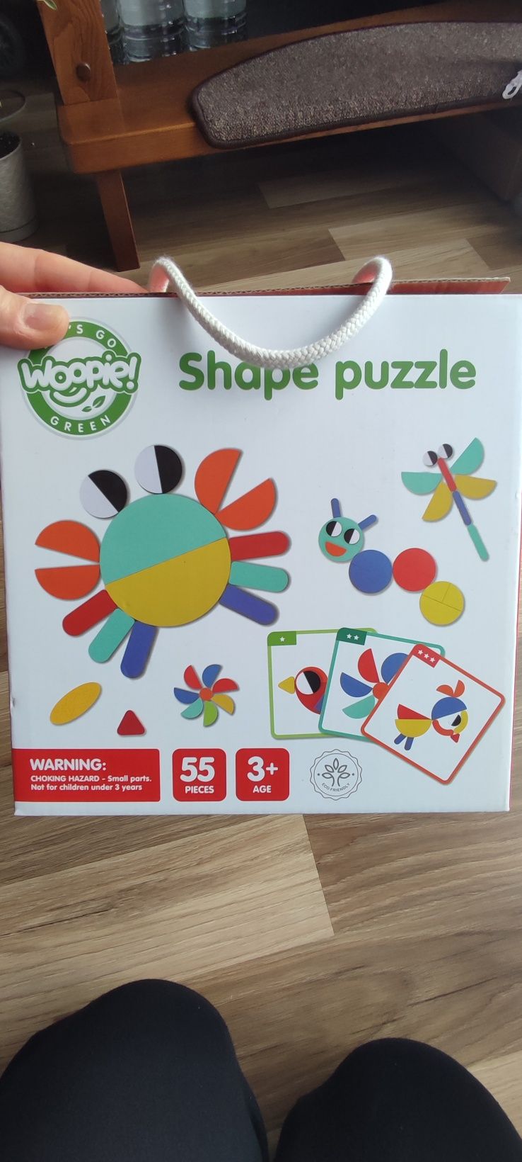Drewniana Układanka Montessori puzzle