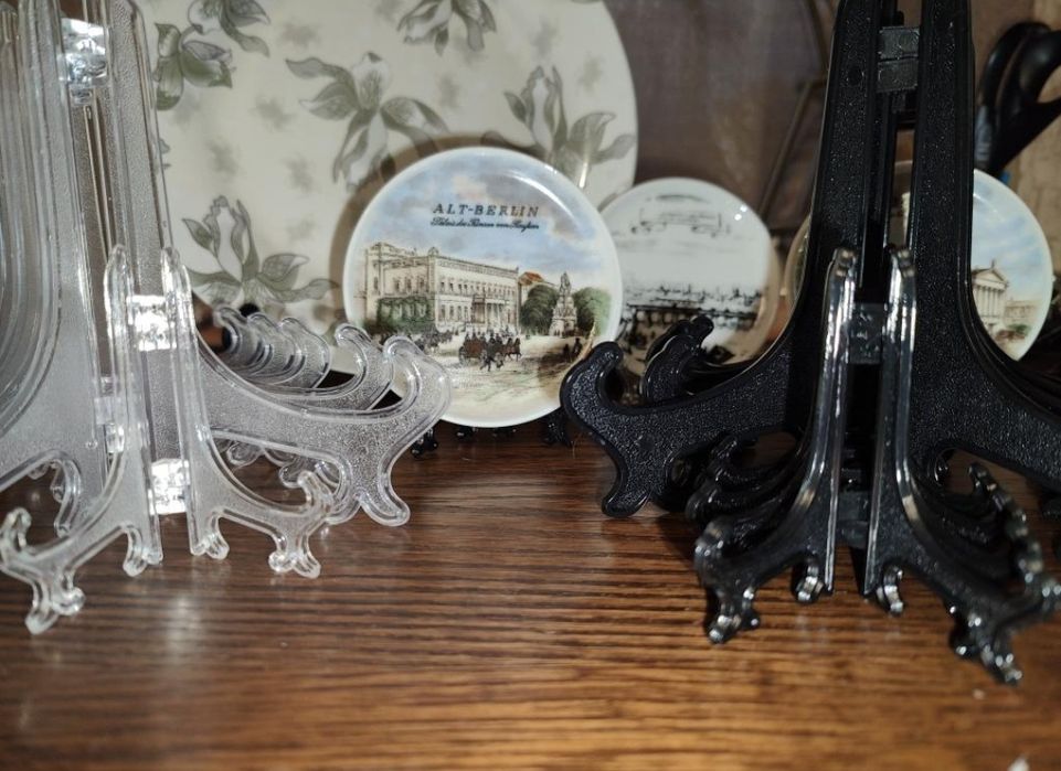 Портативная подставка для фотографий, коллекций, посуды. Высота 17,5см