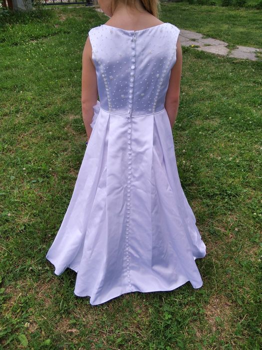 Біле плаття сукня  для випускного Першої Сповіді, Причастя на 7-8 р.