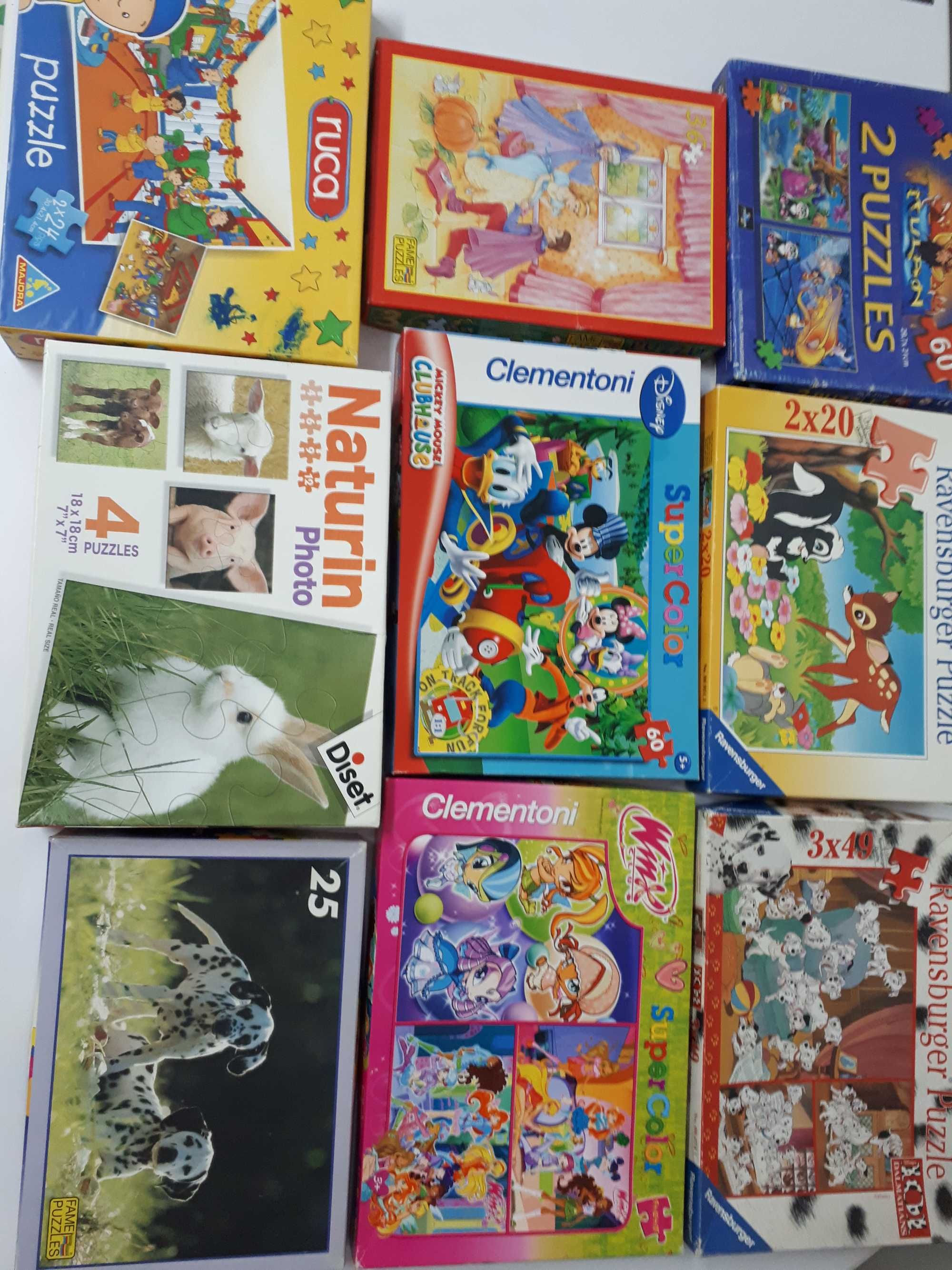 Puzzles vários temas 9 unidades