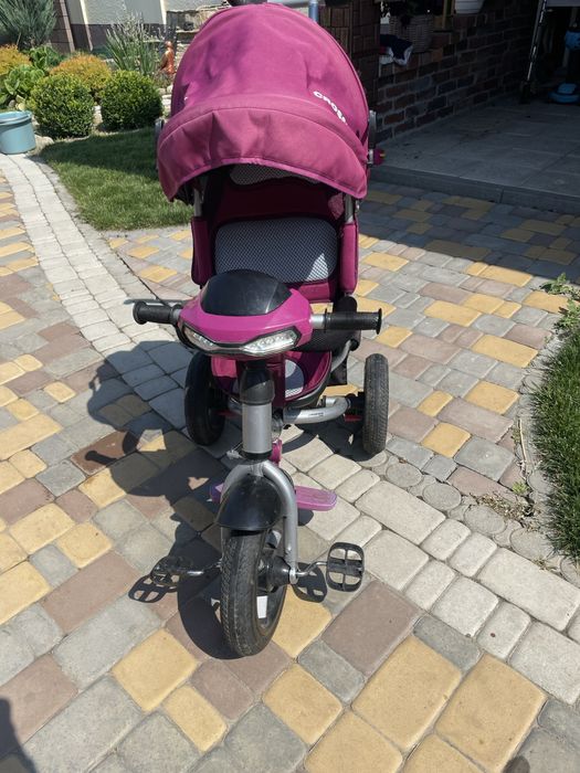 Велосипед crosser one з батьківською ручкою