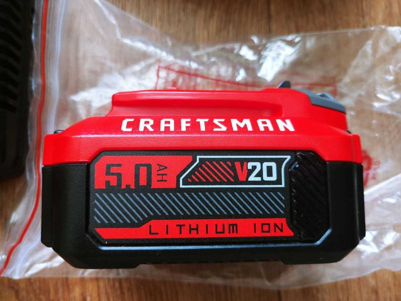 Аккумулятор Craftsman V20 5Ач + зарядное устройство павербанк