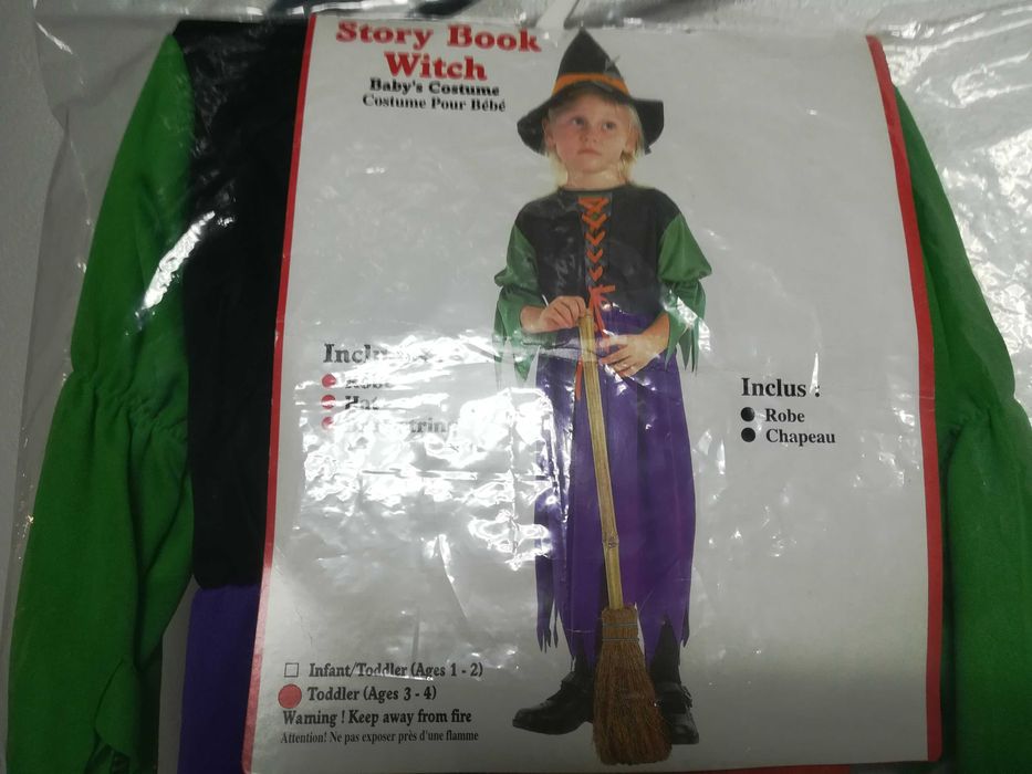 Halloween  - Fato de Bruxinha