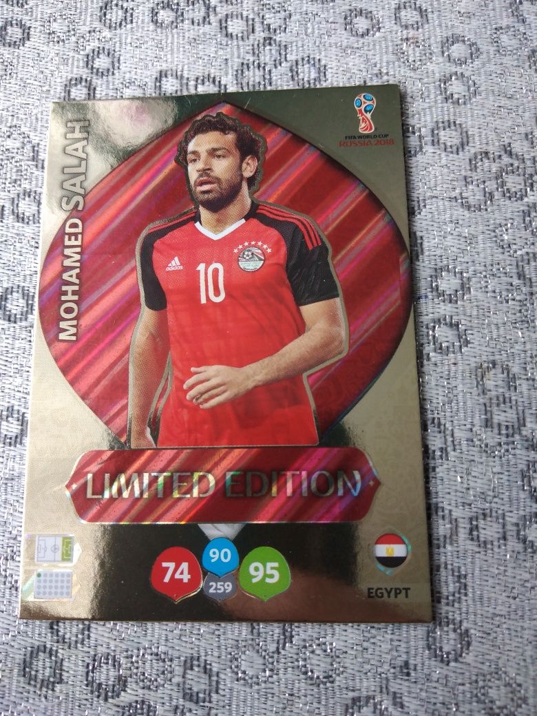 Karta limited edition world cup Russia 2018 Salah Egipt