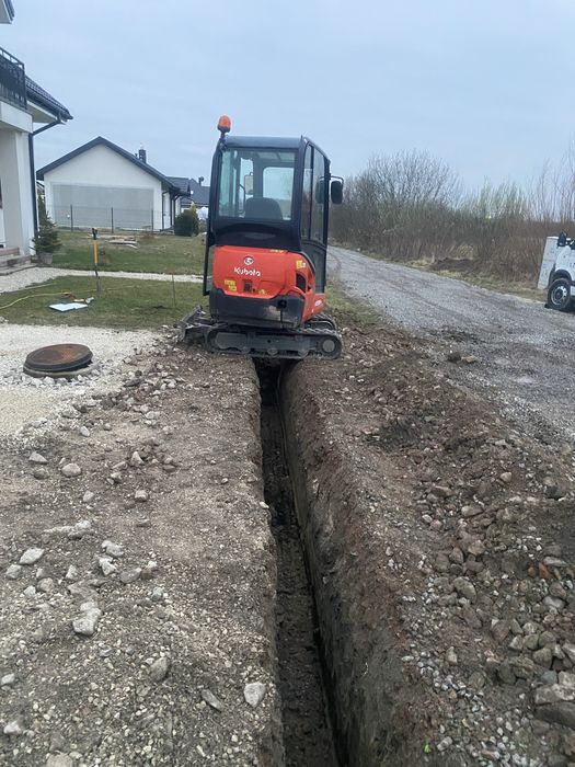 Usługi minikoparką – Warszawa i okolice,młotem