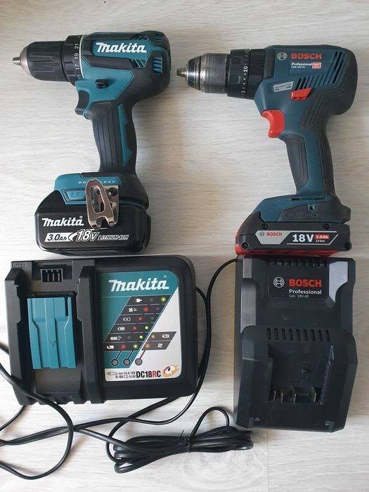 Безщітковий шуруповерт Makita DDF485, BOSCH GSB 18V-55, ОРИГІНАЛ !