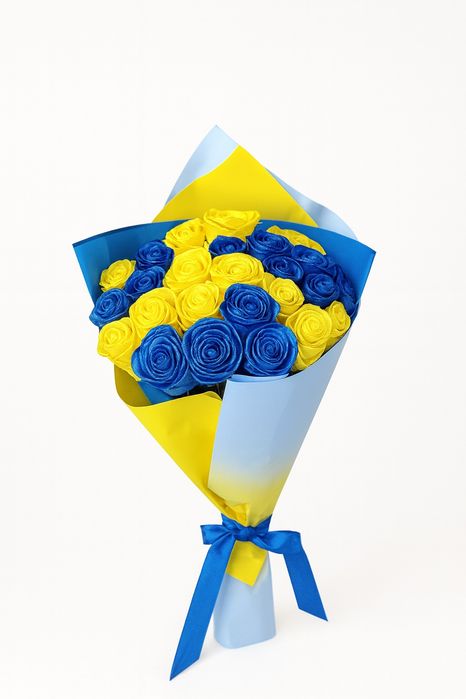 Букети з атласної стрічки