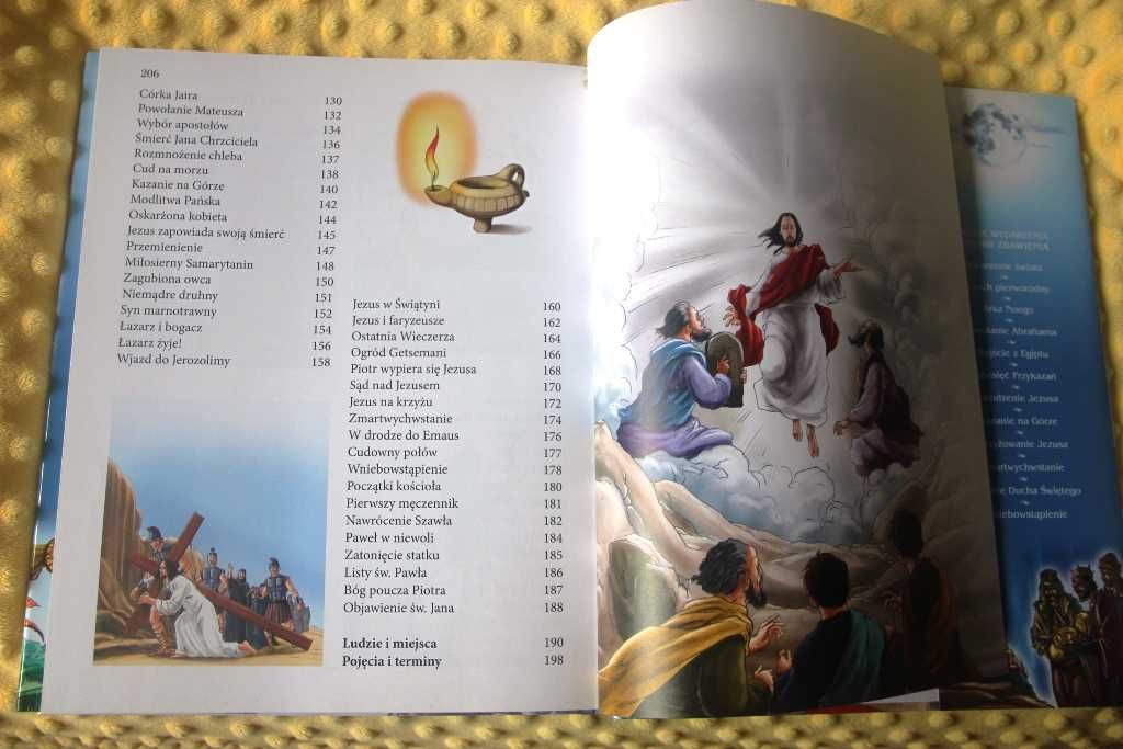 Ilustrowana Biblia dla dzieci nowa wyd. jedność komunia chrzest