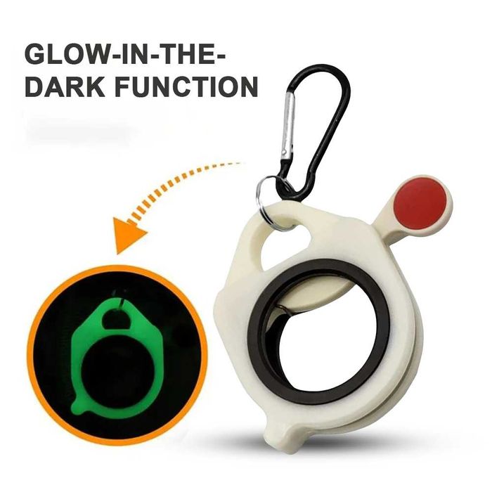 Fluorescencyjny organizer do opasek kablowych trytek