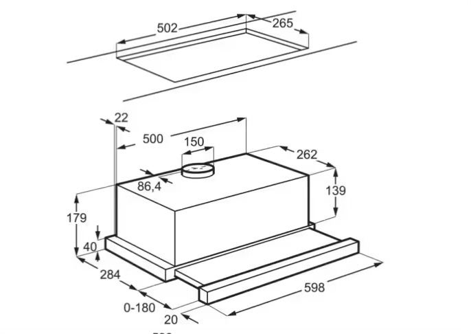 Витяжка Electrolux LFP326S