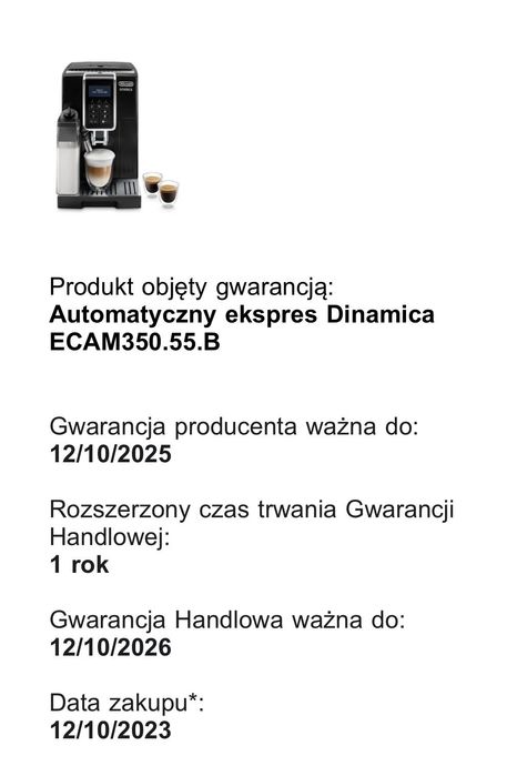 Ekspres do kawy DeLonghi