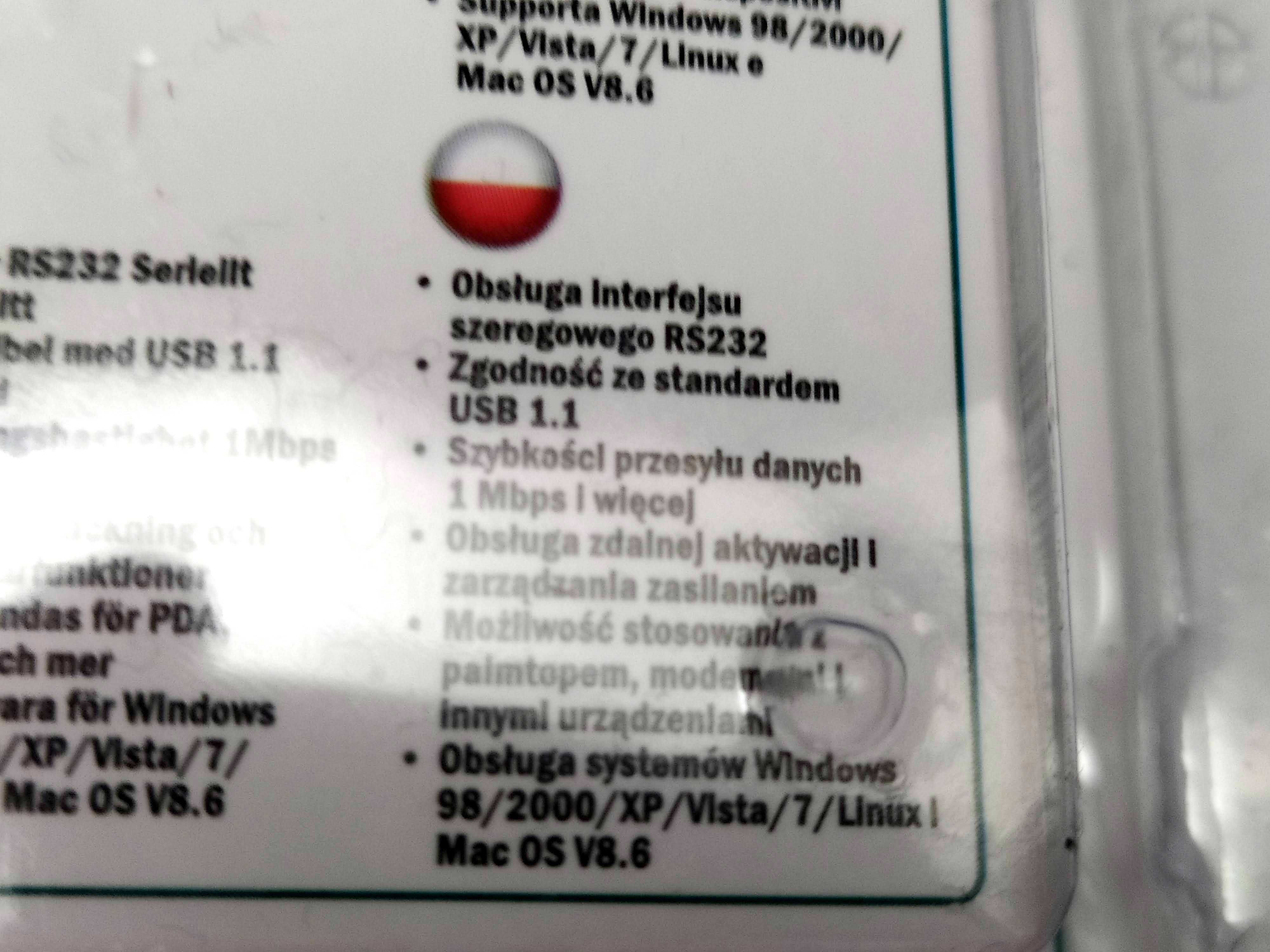 DIGITUS USB na adapter szeregowy - RS232 konwerter ASSMANN