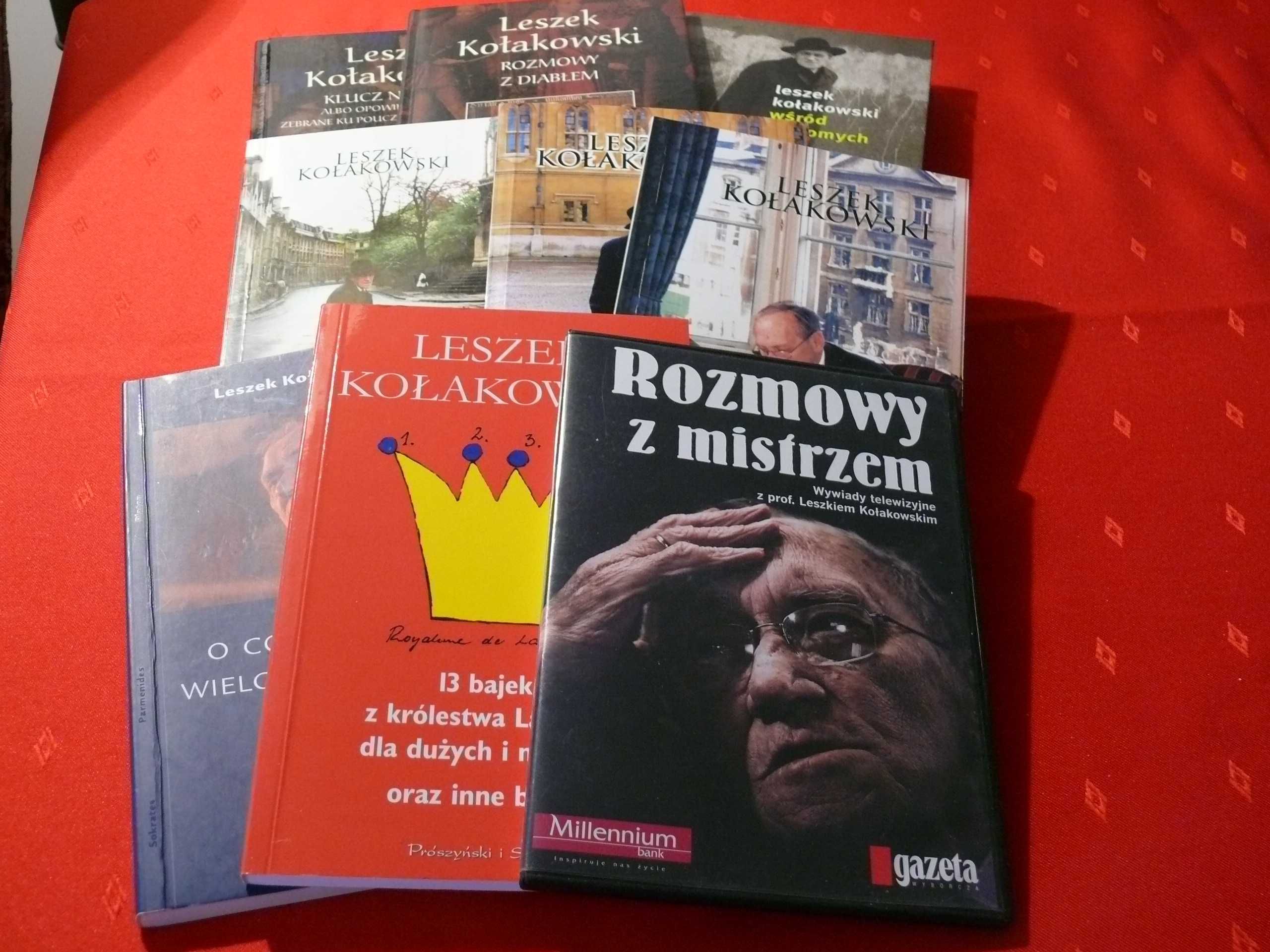 Leszek Kołakowski 8 książek i płyta dvd