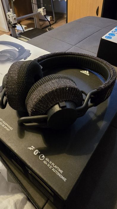 Słuchawki adidas bluetooth sportowe RPT-01  szare oryginalne