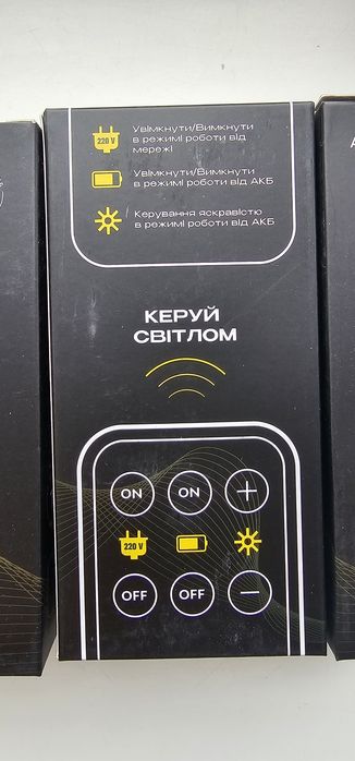 Аккумуляторна аварійна лампа світильник bikibi з пультом