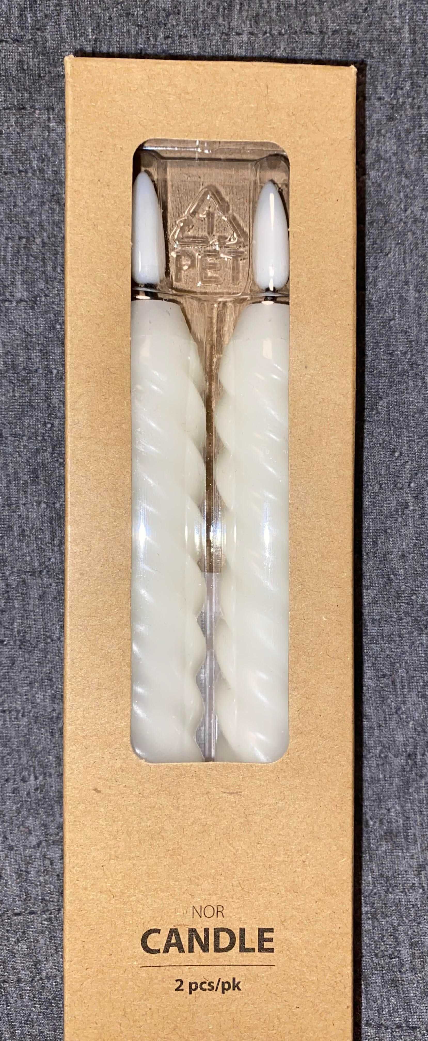 JYSK Świeczki -2szt parafinowe diody LED  ciepła barwa