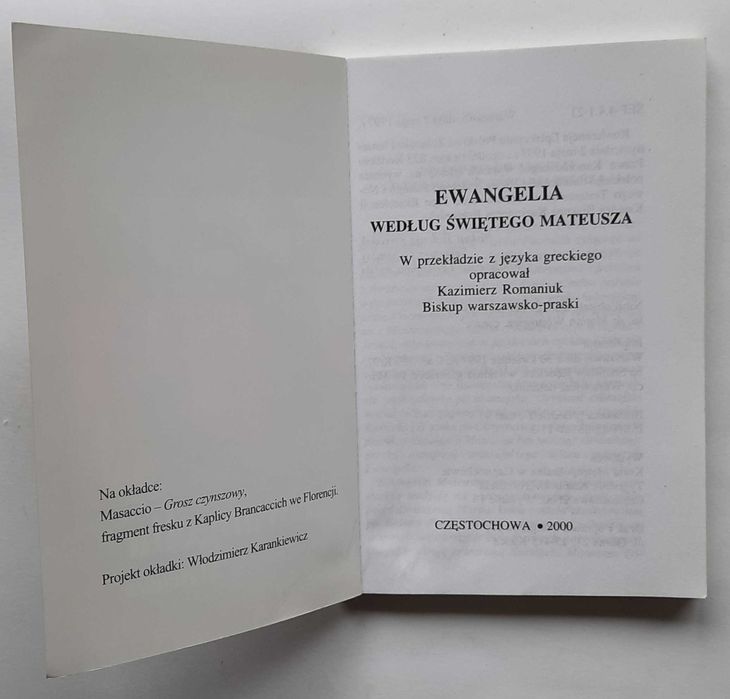 Ewangelia według św. Mateusza