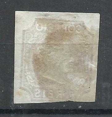 Selos portugueses – D. Maria II, 5 reis, 1853, selo usado