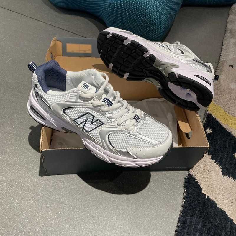 New Balance530_White Sneakersy Damskie_Moda Modne 37.5