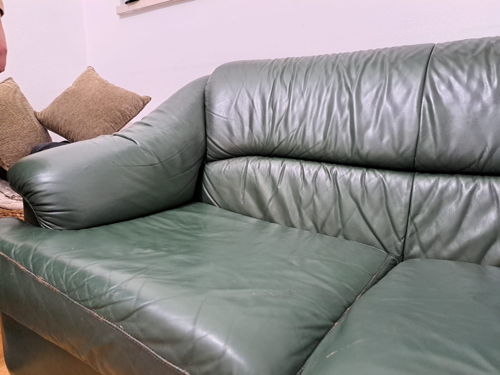Sofa Cama em Pele