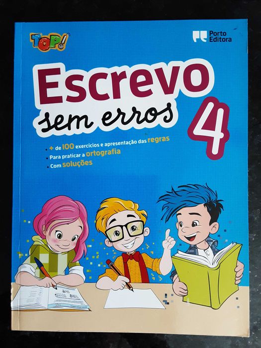 Livro de Exercícios - Top! Escrevo Sem Erros 4 (Como NOVO!)