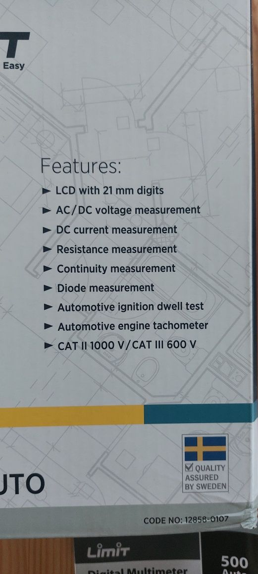 Multimetr limit 500 Auto