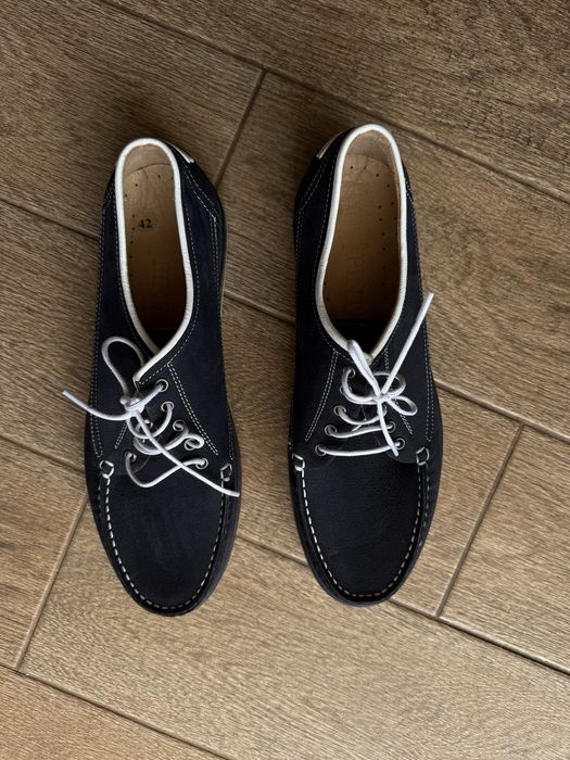 Новые кожаные мокасины 42 р