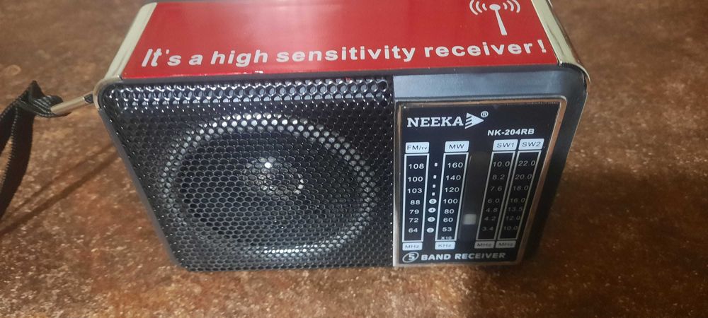 Радиоприемник АККУМУЛЯТОРНЫЙ NEEKA NK - 204 RB (5 диапазонов)