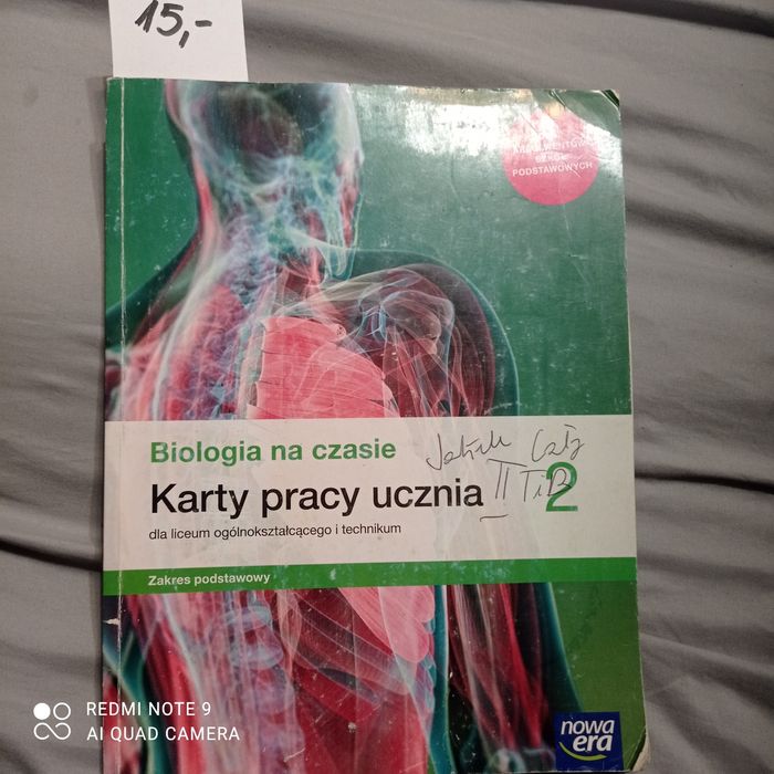 Biologia na czasie 2 karty pracy liceum technikum