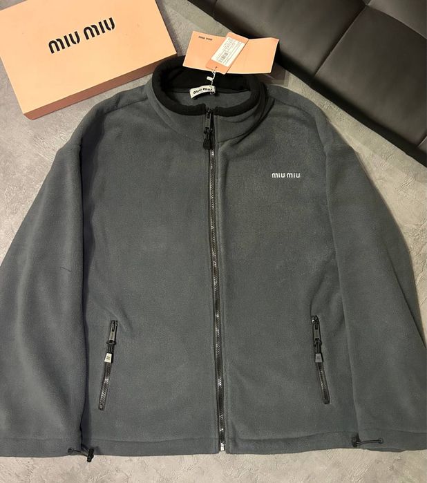 Флісова кофта,фліска худі Miu Miu