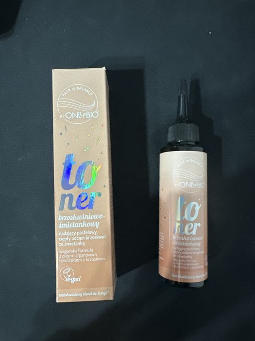 Toner do włosów OnlyBio Hair in Balance – brzoskwiniowo-śmietankowy